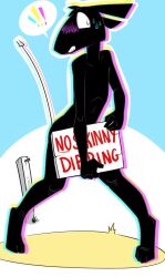 1boy anthro beach cay_(toxoglossa) covering embarrassed furry male nude tagme