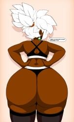 blackification blindstash dragon_ball ebonization ebony huge_ass kefla tagme