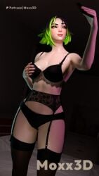 1girls 3d almost_naked bare_legs bare_shoulders bare_thighs big_breasts blender_(software) deity european_mythology female female_focus female_only fortnite fortnite:_battle_royale goddess goth goth_girl greek_mythology holding_breast light-skinned_female light_skin lingerie lingerie_only lingerie_panties moxx3d mythology persephone persephone_(fortnite) public_domain selfie selfie_pose thick_legs thick_thighs white_skin