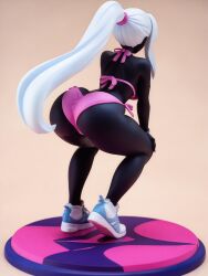 ai_generated alien alien_girl alien_humanoid ass_focus bikini duck_dodgers figurine looney_tunes martian martian_(duck_dodgers) ponytail pose queen_tyr'ahnee twerking white_hair