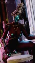 3d destiny_(game) destiny_(video_game) destiny_2 dick dickgirl feet futa_focus futa_only futanari glowing glowing_eyes glowing_markings glowing_nipples glowing_penis hive hive_(destiny) jewelry luzaku penis shemale wasplit