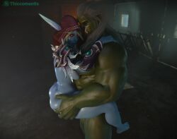 3d 3d_(artwork) ass ass_focus ass_grab banshee_(warcraft) big_ass big_butt big_thighs blender dark_ranger elf elf_female female forsaken orc orc_male orced sylvanas_windrunner thiccomantis thick_ass thick_butt thick_legs thick_penis thick_thighs thighs undead undead_(warcraft) undead_female world_of_warcraft