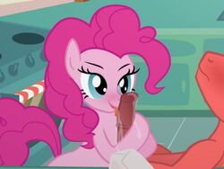 cum cum_on_penis earth_pony equine fellatio female friendship_is_magic fur licking my_little_pony oral oral_sex original_character penis pinkie_pie_(mlp) pony ricoiswsome rift sex straight_hair tongue