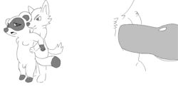 anal animal_crossing animated anus artist_request balls canine close-up furry gay knot male nintendo no_humans open_mouth penis plain_background raccoon source_request tanuki tom_nook wolf year_request