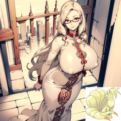 ai_generated humanization nina-san ninetales nintendo pokemon pokemon_(species) pokewomen tagme