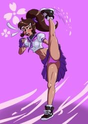 disney disney_channel disney_xd gearfou genderswap_(mtf) huge_ass huge_breasts king_of_fighters latina marco_diaz midriff navel princess_marcia princess_marco rule_63 sakura_kasugano star_vs_the_forces_of_evil street_fighter tagme tall thick_lips thick_thighs wide_hips