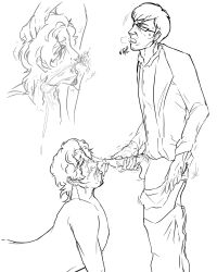 2boys big_penis cho_sang-woo cum cum_in_mouth cum_on_face cuntboy deepthroat domination gay_male humiliation intersex jacking_off male male_only penis seong_gi-hun squid_game submissive_male suit throat_fuck