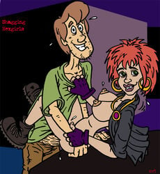 2005 big_breasts breasts female hanna-barbera hex_girls looking_at_viewer luna_(hex_girls) male nev nipples penis scooby-doo sex shaggy_rogers