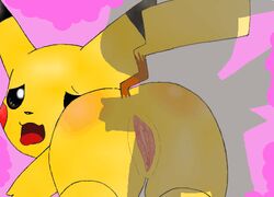 colored female female_pikachu furry male male/female nintendo pikachu pokemon pokemon_(species) sex straight vaginal_penetration vulva