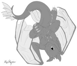 2014 anus claws dragon feral genital_slit hi_res high_resolution highres how_to_train_your_dragon looking_at_viewer male male_only nude presenting redraptor16 scalie solo toothless wings