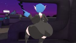 big_ass big_breasts bloodtail breasts bubble_butt female furry gardevoir huge_ass huge_breasts pokémon_(species) pokemon pokemon_(species) thick_thighs wide_hips