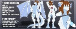 absurd_res anthro ass big_penis brown_hair dragon genitals hair hi_res long_hair male model_sheet muscular muscular_anthro muscular_male mythological_creature mythological_scalie mythology penis scalie smile smirk solo tenkellyart wings