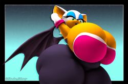 1girl 1girls 3d 3d_model anthro ass bat big_ass big_breasts big_butt bottom_view breasts cindablimp cleavage clothed gigantic_ass gigantic_breasts gigantic_butt hands_behind_head huge_thighs hyper hyper_ass hyper_breasts hyper_butt large_ass large_breasts large_butt looking_at_breasts massive_ass massive_breasts mobian mobian_(species) mobian_bat plump plump_ass plump_breasts plump_thighs rouge_the_bat sega solo_female solo_focus sonic_(series) sonic_adventure_2 sonic_the_hedgehog_(series) thick_ass thick_hips thick_legs thick_thighs thighs white_hair wide_hips wings