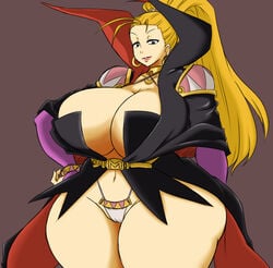 1girls big_breasts blonde_hair breasts cameltoe earrings female female_focus huge_breasts marjoly marl_kingdom mature_female nippon_ichi_software no_bra overlordzeon rhapsody:_a_musical_adventure solo solo_female solo_focus thick_thighs thighs thong wide_hips zeon_(pixiv722928)