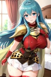 1girls 2024 ai_generated blue_eyes blue_hair breasts clothed clothed_female clothing eirika_(fire_emblem) female female female_only fire_emblem fire_emblem:_the_sacred_stones hair_between_eyes human human_female human_only light-skinned_female light_skin long_hair medium_breasts nai_diffusion nintendo solo solo_female stable_diffusion standing video_game_character