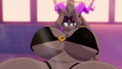 big_ass big_breasts bikini breasts bubble_butt female furry huge_ass huge_breasts nonarycubed pseudoregalia shork_gal sybil_(pseudoregalia) tagme thick_ass thick_thighs wide_hips