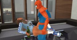 3d america_chavez animated drunk drunk_sex marvel marvel_comics peter_parker pof3445 sex sims4 spider-man straight superhero superheroine the_sims_4