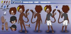 animatics anthro ass furry girly hat heart hindpaw jameson male male_only markings model_sheet monkey monkeyboi no_humans paws penis quent solo