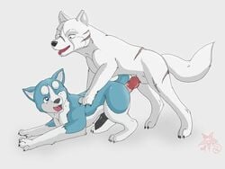 akita anal big_penis canine cum cum_in_ass cum_inside erection feral gay ginga_densetsu_weed male metalfox no_humans penis