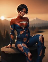 kara zor-el from dc by synth canvas