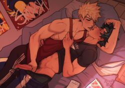 bakugou katsuki from boku no hero academia by spacenipnops