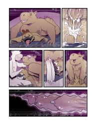 anal anal_sex anatid anseriform anthro anthro_on_anthro anthro_penetrated anthro_penetrating anthro_penetrating_anthro avian beak bird blush bodily_fluids brown_body brown_fur camelid capybara caviid comic cum cum_from_ass cum_in_ass cum_inside duck erection fellatio foreskin fur genital_fluids genitals glans group hand_on_head hi_res humanoid_genitalia humanoid_penis internal keegan_(t0l0k) licking llama looking_pleasured luke_(t0l0k) lying male male/male male_penetrated male_penetrating male_penetrating_male mammal multiple_scenes nipples nude on_front oral orgasm_face paul_(t0l0k) penetration penile penis penis_in_mouth penis_lick pubes rodent sex six_frame_image sweat t0l0k thrusting tongue tongue_out trio uncircumcised white_body white_fur