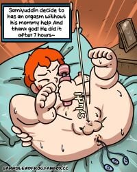 feminization hardcore masturbating masturbation naked orgasm orgasm_face original penectomized penectomized_femboy penectomy sammylewdfrog sissification sissygasm vibrator