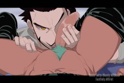 dracule mihawk from one piece by mtoartnsfw