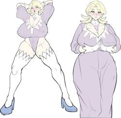 big_breasts breasts game_freak glacia_(pokemon) nintendo open_mouth pokemon pokemon_oras pokemon_rse source_request tagme visible_nipples