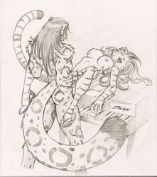 2009 anthro breasts feline female fur furry interspecies leopard male penetration sex snow_leopard straight tiger vaginal_penetration zavian