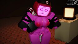 1boy 1girls 20_seconds 3d animated apathetic_sex areolae balls big_breasts bottomless_male breasts cap cum cum_in_pussy cum_inside dubious_consent female fingerless_gloves forsaken_(roblox) frown functionally_nude functionally_nude_female gloves gloves_only guest_(roblox) holding_breast lilix_rr34 male navel nipples nude_female penis pussy questionable_consent roblox roblox_game robloxian self_upload sex shocked shorter_than_30_seconds sound standing standing_sex straight tagme thighs tv_head vaginal_penetration veeronica video watermark