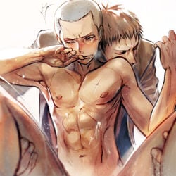 2boys attack_on_titan connie_springer gay jean_kirstein male male/male male_only tagme yaoi