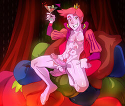 adventure_time anma barefoot feet male male_only prince_gumball pubic_hair solo tagme