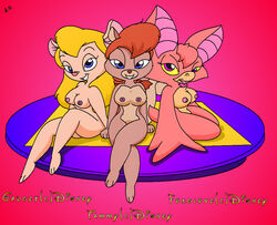 chip_'n_dale_rescue_rangers disney foxglove gadget_hackwrench nipples pandafox tammy_squirrel