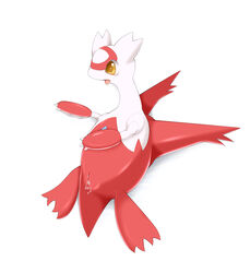 female female_only feral latias nude pokemon pokemon_(species) red_skin schnecken solo tagme white_skin