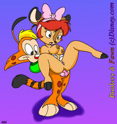 anus bonkers bonkers_d._bobcat disney disney_channel fawn_deer nipples pandafox penis pussy sex tagme