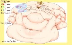 1boy 2023 ass belly belly_overhang big_ass big_belly blob canine dog_boy dog_ears dog_tail double_chin fat fat_arms fat_belly fat_femboy fat_fetish fat_folds fat_male fat_man fat_rolls fat_thighs femboy hyper hyper_ass hyper_belly hyper_fat immobile inumimi kemonomimi milkymeats morbidly_obese morbidly_obese_femboy morbidly_obese_male ruhe_(milkymeats) ussbhm weight_gain