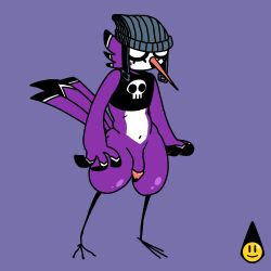 bird funnycultist_(artist) ifunny nokk_burton non-human non-human_only penis purple_skin toony