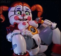 1girls 3d animatronic anus ass baby_(fnafsl) big_breasts blender circus_baby circus_baby_(fnaf) circus_baby_(original) cum cum_in_pussy cum_inside female five_nights_at_freddy's five_nights_at_freddy's:_sister_location full_color green_eyes microphone nipples no_penetration orange_hair pink_nipples puffy_anus pussy robot robot_girl robot_humanoid solo solo_female thick_thighs thighs twintails vagina white_body white_skin x3milky