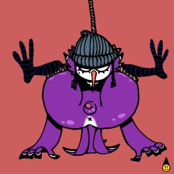 ass bird feathers funny_cultist funnycultist_(artist) ifunny nokk_burton non-human non-human_only penis purple_skin toony