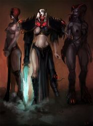 adepta_sororitas chaos_(warhammer) daemonette demon demon_girl female hooves imperium_of_man morganagod sister_of_battle sister_of_slaanesh sister_repentia slaanesh warhammer_(franchise) warhammer_40k