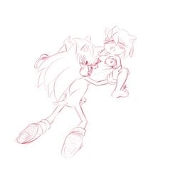 amy_rose anthro bluechika female fur hedgehog male shadow_the_hedgehog sonic_(series) sonic_the_hedgehog straight