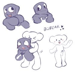 2boys anthro bear bear_(bear) bear_(game) bear_alpha bob_(bear) creature cum cumming cute gay gay_couple gay_sex grossthing_(artist) i_need_special_guest_r34 male male_focus male_only non-human penis roblox roblox_game waddling_head