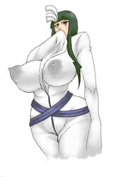 1girls arrancar bleach breasts cyan_sung-sun erect_nipples female female_only huge_breasts lactation lactation_through_clothes solo tatsumi-chan