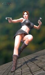 3d female female_only gunnersteve3d human jewelry lara_croft lara_croft_(classic) ring solo tagme thumb_ring tomb_raider