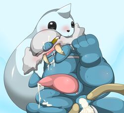 blue_skin dewgong interspecies male male_only multiple_males nude penis pokemon tagme tentacle tentacruel walrein yaoi