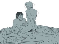 2boys blindfold gay human interspecies james_t._kirk male male/male male_only nude spock star_trek tagme vulcan_(species) yaoi