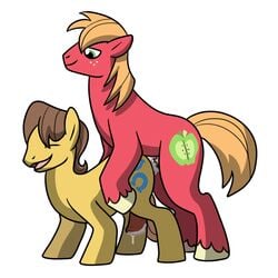 axelpony big_macintosh big_macintosh_(mlp) caramel caramel_(mlp) earth_pony equine friendship_is_magic gay horse male male_only mammal my_little_pony pony yaoi