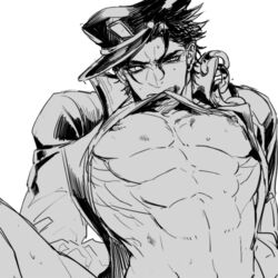 jotaro kujo from jojo's bizarre adventure by hahihu1782