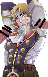 ahe_gao ahegao armpit armpit_sex armpits arms_up cum_on_armpit cum_on_armpits cum_on_body dio_brando gay jojo's_bizarre_adventure kurikama male_only penis phantom_blood phantom_blood_(film) tagme